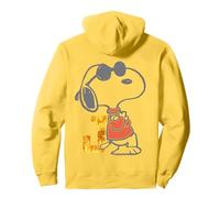 Peanuts Snoopy Urban Bling Baseball, Grafica in Stile Joe Cool Felpa con Cappuccio