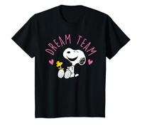 Peanuts Snoopy Valentines Dream Team Love Friends Classico Maglietta