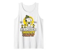 Peanuts - Snoopy Woodstock Beagle Scout Crew 1974 Canotta