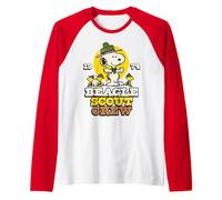 Peanuts - Snoopy Woodstock Beagle Scout Crew 1974 Maglia con Maniche Raglan