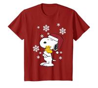 Peanuts Snoopy Woodstock Christmas BFF Cuddles Classic Maglietta