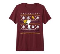 Peanuts Snoopy Woodstock Christmas Classic Christmas Fun Pattern Maglietta Premium