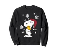 Peanuts Snoopy Woodstock Christmas Cuddles BFF Classic Felpa