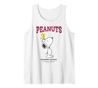 Peanuts Snoopy Woodstock Condivisione Ride College Arte Classica Canotta