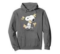 Peanuts - Snoopy Woodstock Cuddle Time Felpa con Cappuccio