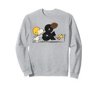 Peanuts Snoopy Woodstock giocatore di football americano retrò Felpa