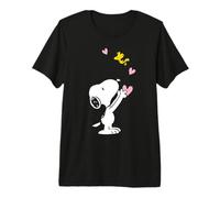 Peanuts - Snoopy Woodstock Il Mio Cuore è con Te Maglietta Premium