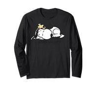 Peanuts Snoopy Woodstock Sleep Society Sweet Dreams Classico Maglia a Manica