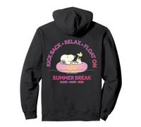 Peanuts Snoopy Woodstock Summer Break Beachy Vibes Retro Felpa con Cappuccio