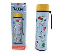 Peanuts Snoopy & Woodstock Thermos Acciaio Inossidabile Bottiglia Thermometer 45