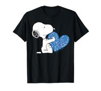 Peanuts Snoopy Woodstock Valentines Love Life Abbracci Classico Maglietta