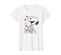 Peanuts -Snoopy You And Me, Rose Maglietta