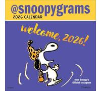 Peanuts®: @Snoopygrams 2026 Mini Wall Calendar