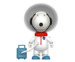 Peanuts Supersize Vinile Action Figura Snoopy White Spacesuit 30 Cm Super7