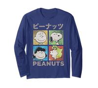 Peanuts Tokyo Snoopy Charlie Brown Manga Retro Anni '90 Art Pop Maglia a Manica