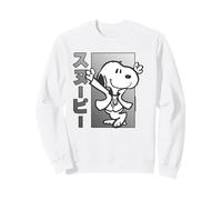 Peanuts Tokyo Snoopy Dancing Giappone Amanti degli Animali 70s 90s Retro Felpa