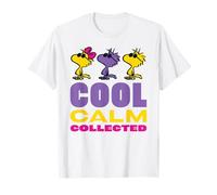 Peanuts Woodstock Cool Calm Raccolto Maglietta