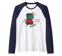 Peanuts Xmas Charlie Brown Good Grief - Pallina di Natale Maglia con Maniche Raglan