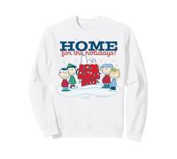 Peanuts Xmas Snoopy Charlie Sally Lucy Holiday Dog House Fun Felpa