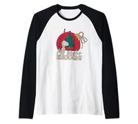 Peanuts Xmas Snoopy Grumpy Enough Music Festa di Natale Ahahah Maglia con Maniche Raglan