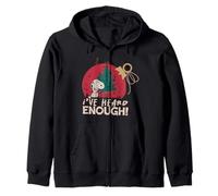 Peanuts Xmas Snoopy Grumpy Enough Music Festa di Natale LOL Felpa con Cappuccio