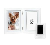 Pearhead - Cornice da scrivania dell'animale domestico con inchiostro, colore: bianco