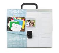 Pearhead Organizzatore per anni scolastici, organizer per bambini e risultati scolastici per genitori, raccoglitore per bambini, bianco