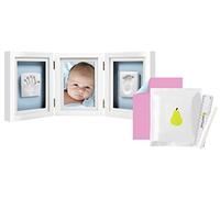 Pearhead P63006 Cornice da Tavolo per Foto e Impronte Manina e Piedino Bimbo, Bianco