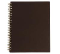 Pearhead Quaderno a spirale marrone cioccolato, 200 pagine a righe