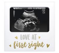 Pearhead tiny ideas Cornice portafoto a ultrasuoni con sonogramma Love at First Sight, per neonata o bambino