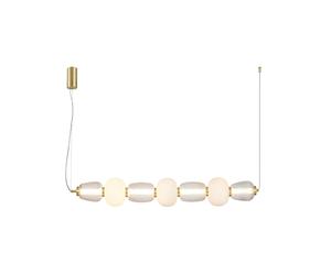 Pearl 7 Lampada A Sospensione Ambra/Oro