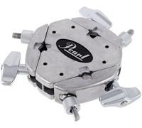 Pearl ADP-30 Adattatore a tre vie Multi Morsetto Tom Stand Drums Parts Argent...