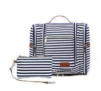 Pearl Angeli Borsa da toilette da viaggio da appendere per donne e uomini, resistente all'acqua, borsa organizer da viaggio per trucchi di grande capacità, borsa cosmetica da viaggio per articoli da