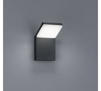 PEARL APPLIQUE LED ALLUMINIO IP54 GRIGIO ANTRACITE CM.16X10 LED 8W 900lm, 3000K