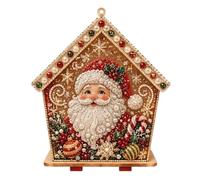 Pearl Art Kit | Sparkling Rhinestones Wooden House Framed DIY Craft