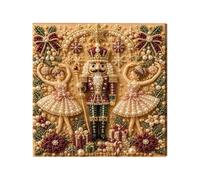 Pearl Art Kits, 3D Cute Christmas Crystal Nutcracker Craft Set