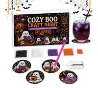 Pearl Art Kits for Adults Halloween Cute Ghost Witch Craft Supplies