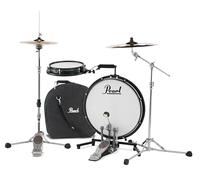 Pearl Compact Traveler - Batteria per grancassa da 45,7 cm e rullante da 25,4 cm, con custodia (piatti e hardware venduti separatamente)
