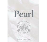 Pearl: Designer Coffee Table Book | Elegant Hardcover with Lined Pages for Home Decor: Scallop Shell Motif | Luxury Neutral Accent for Styling and Journaling | 370 Ruled | Cream Paper