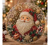 Pearl Diamond Art Kit 3D Beads Suncatcher Window Wall Decor (#A 8in)