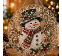 Pearl Diamond Art Kit 3D Beads Suncatcher Window Wall Decor (#G 8in)