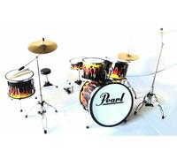 Pearl Drum Set - Batteria in Miniatura - Miniature Drum Set - Mini Bateria