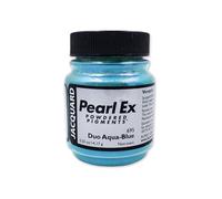 Pearl-Ex Pigment by Jacquard, Creates Metallic or Pearlescent Effect, .5 Ounce Jar, Duo Aqua-Blue