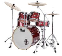 'Pearl Export exx725br/C704 drumkit (22" BD, 12", 13" TT, 16" FT, 14 SD, asiat. Mogano/pioppo, foliert, incluso Sabian piatti e 830er hardware) Black Cherry Glitter