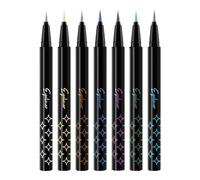 Pearl Eyeliner Kit - 7pcs Glitter Waterproof Eye Color Set, Smudge Resistant Liquid Liner Pens, Professional Eye Makeup Collection | High Pigment Shimmer Beauty Set For Women Girls Party Wedding