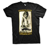 PEARL JAM - CHOICES BLACK T-Shirt, Front & Back Print Large