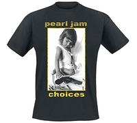 Pearl Jam Choices T-Shirt, Nero, X-Large Uomo