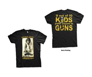 Pearl Jam Choices ufficiale Uomo maglietta unisex