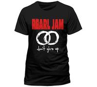 Pearl Jam - CID - T-shirt Pearl Jam Never Give Up,L,Uomo, Nero