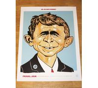 Pearl Jam Poster - Paris Bern 2006 / Pazzo - Ames Bros. Vintage Silkscreen Mint